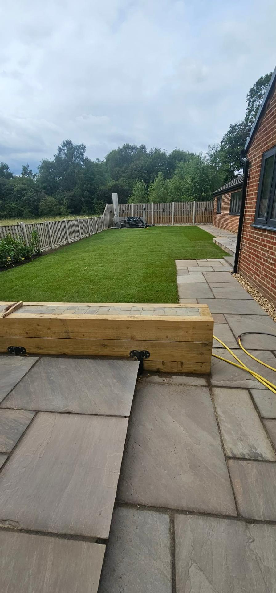 Full garden landscaping completed by IDL Property Services