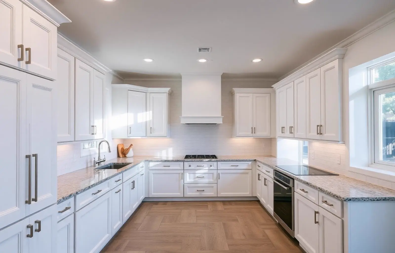 Renovated kitchen interior